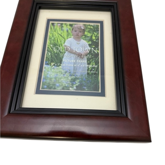 Old Town 2pk 5x7 m Frames Classic Dark Mahogany Brown Picture Frame - Picture 9 of 9